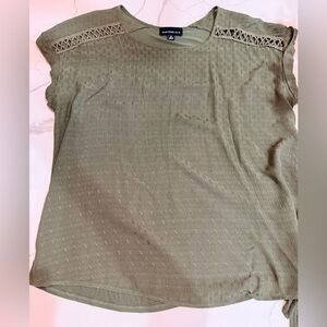 Fortune & Ivy Olive Green Women's Top